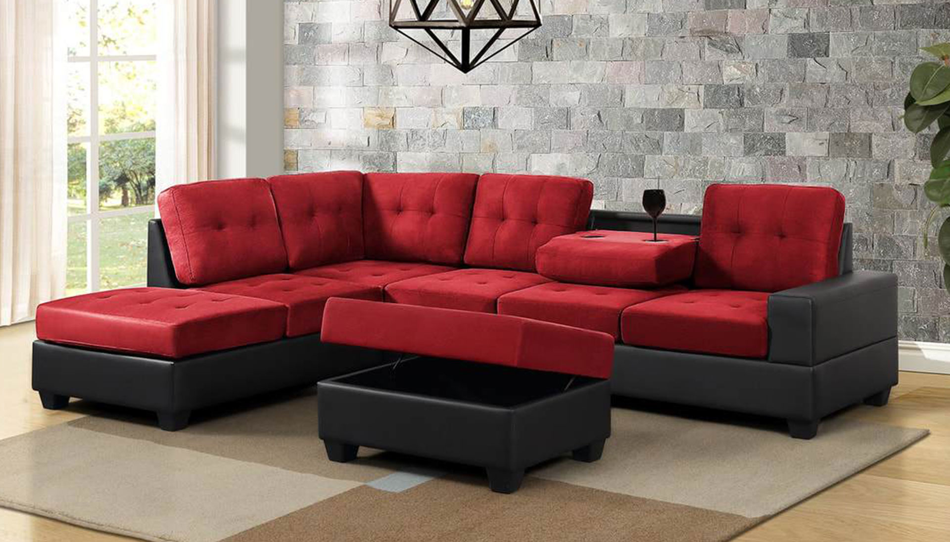 Ghế sofa bọc nỉ chất lượng cao GHS-8280